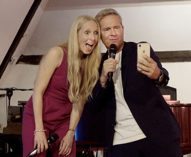 Bild mit Hinnerk Baumgarten und Kat Wulff