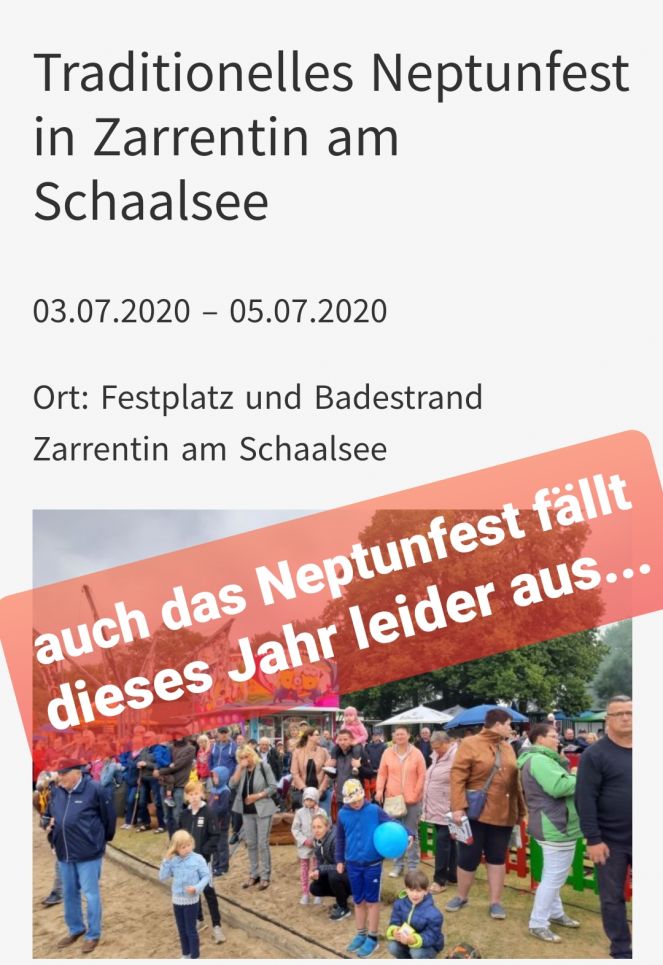 Neptunfest Zarrentin