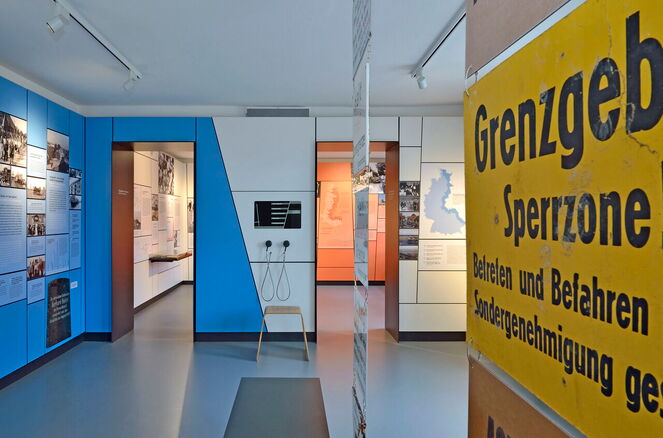 Einblick in die Dauerausstellung vom Grenzhus Foto: Grenzhus