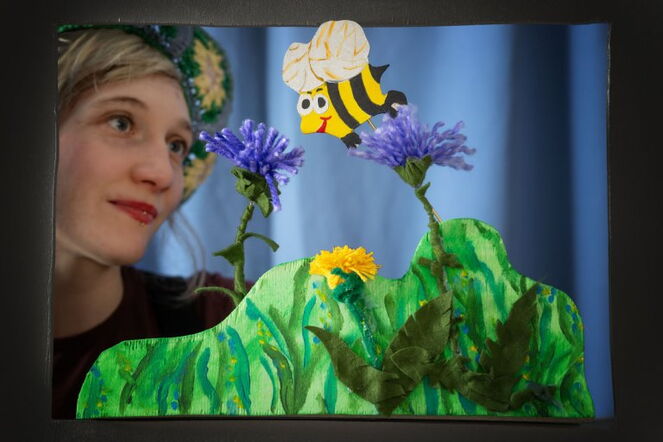 Puppenspiel „Versammlung der Tiere“. Fotoautor: Maren Winter