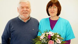 Dr. med. Blass und Bürgermeister Klaus Draeger