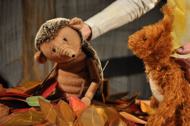 Puppenspiel „Herr Eichhorn und der Schnee“. Fotoautor: Puppen etc., Berlin