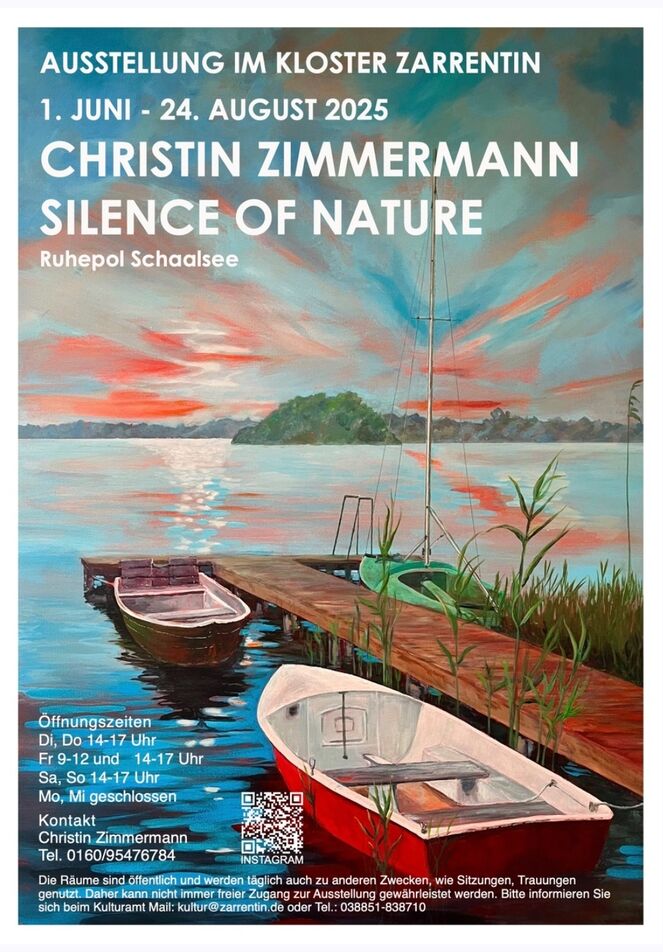 Plakat Ausstellung Christin Zimmermann